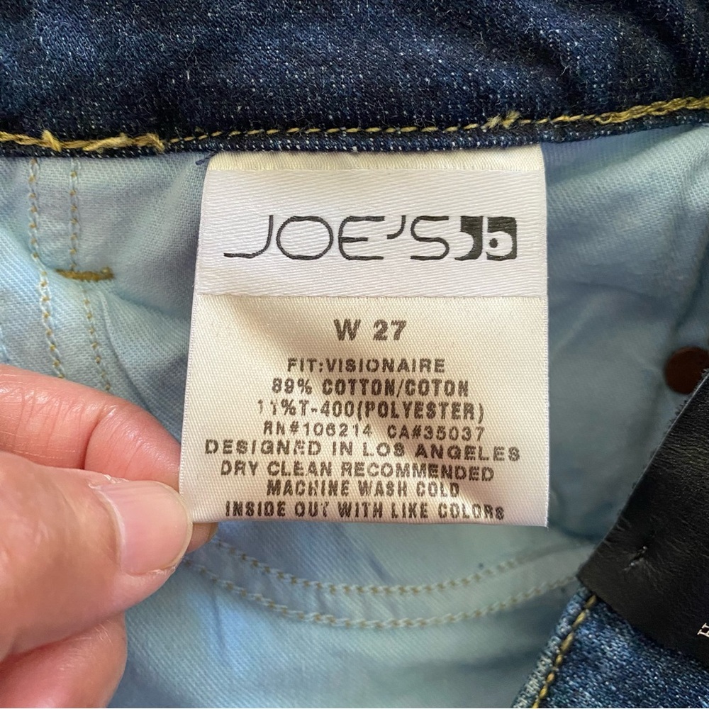 NWT JOE'S JEANS High Waist The Bootcut Visionaire Jeans Women’s Size 27 Tall - Picture 7 of 16
